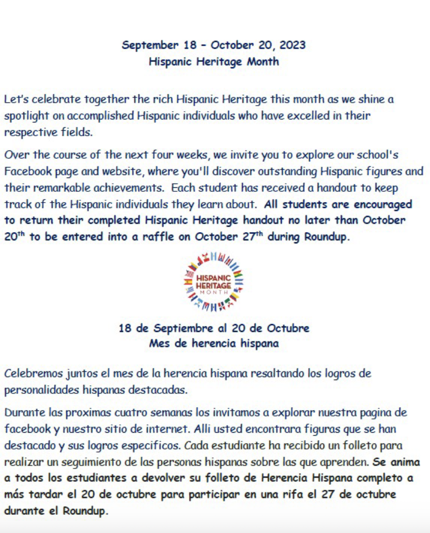 Celebrating Hispanic Heritage Month 